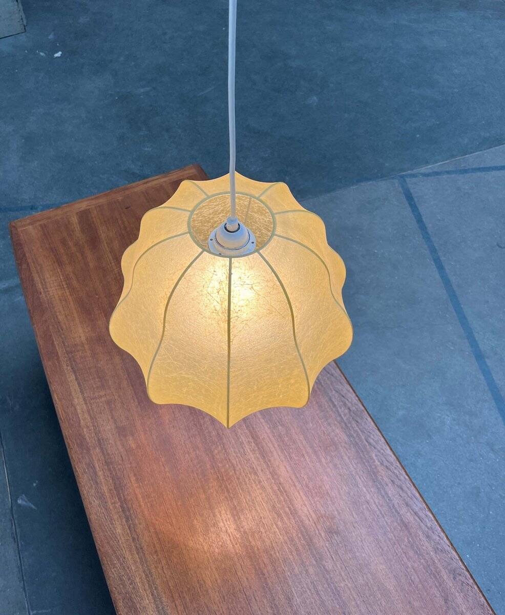 Suspension Cocoon Mid-Century Modern by Friedel Wauer for Goldkant Leuchten, 1960s