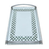 Vintage art deco-style mirror tray