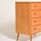 Scandinavian birch chest of drawers, 1950s–1960s