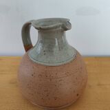 Stoneware and ceramic pitcher signed Roger Boureau