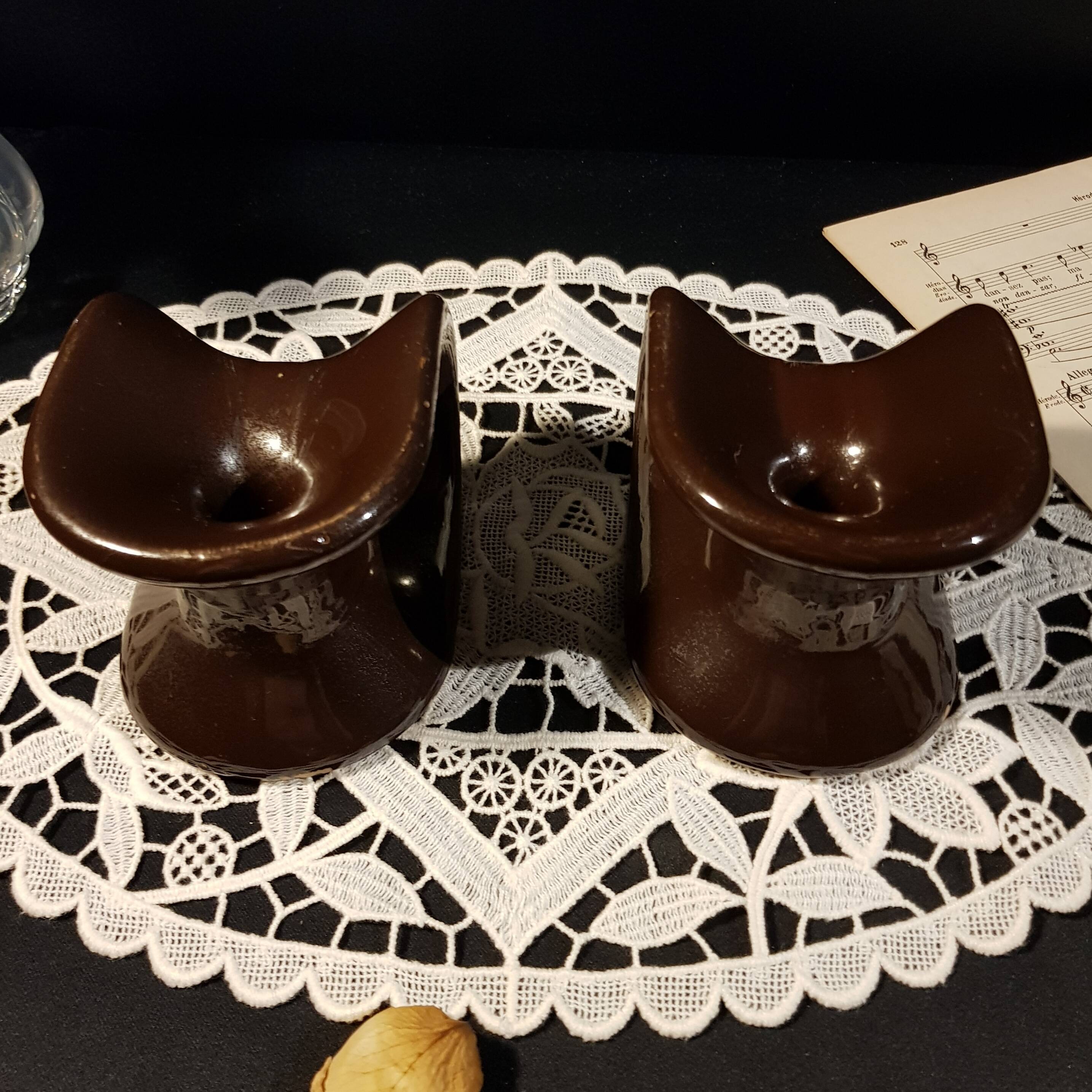 Duo of diverted candlesticks