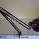 Lamp architect with lampshade in enamelled plate and 2 articulated arms brand ledu