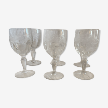 6 verres à vin