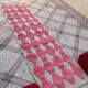 Handmade wool runner rug 400cm x 70cm
