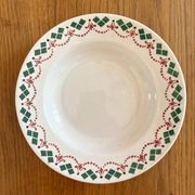 3 vintage Art Deco soup plates by Hamage & Moulin des Loups