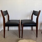 Lot de 4 chaises vintage scandinaves
