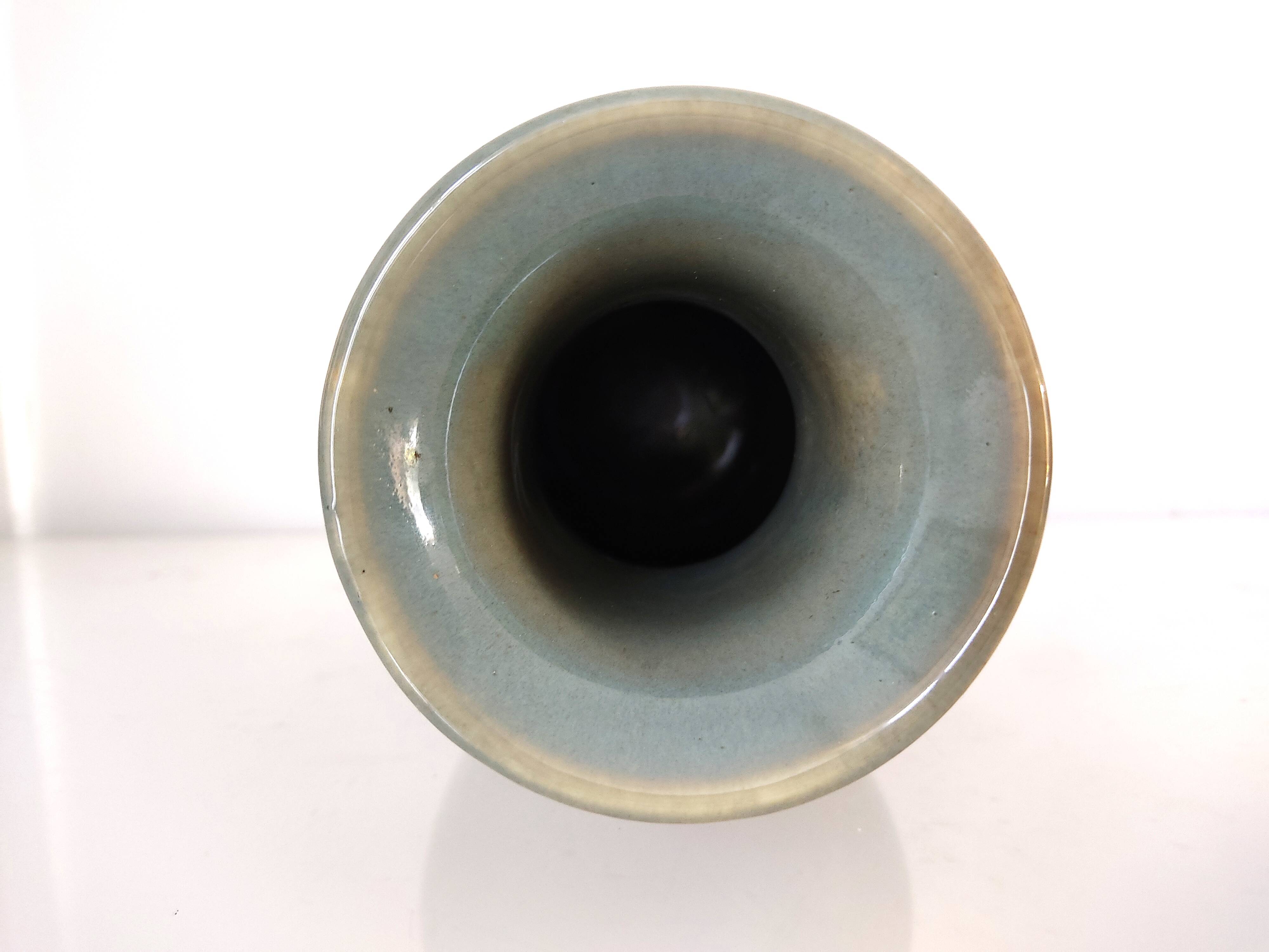 Celadon green vase porcelain Thailand