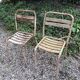 Pair of chairs  metal Tolix T250s to be restored