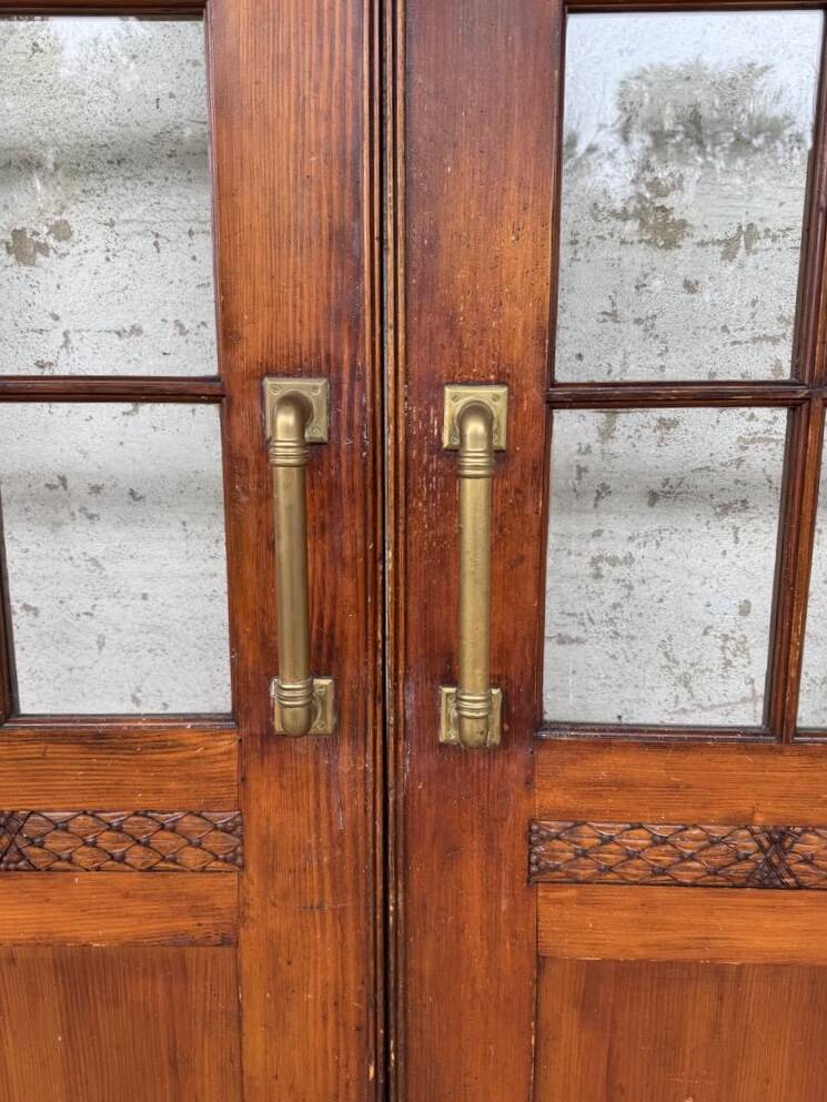 Pair of Art Deco bistro swing doors