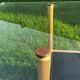 vintage coffee table, brass frame, glass and mirror tray, 50/60'S, 15 photos