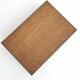 Wooden box locker with sliding lid compartment