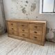 Pine craft cabinet with drawers