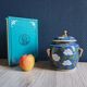 Mélarti Porcelain Vase with Lid - Hand-Painted Covered Pot