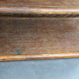 Bamboo and rattan wood shelf