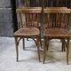 Série de 4 chaises bistrot