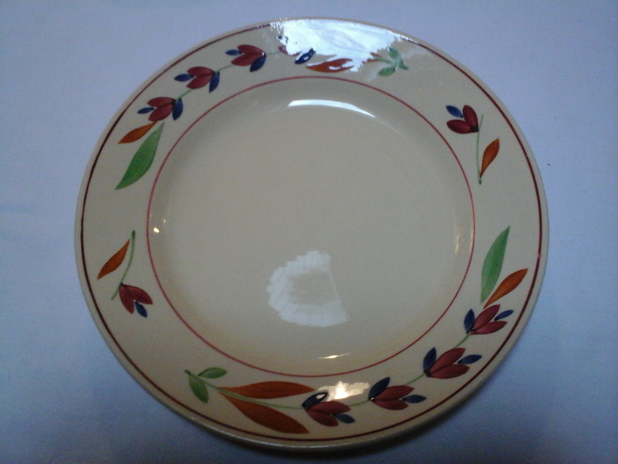 Ensemble de 8 Assiettes plates Jeannine / Gien