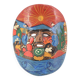 Colorful ceramic mask from Mexico, South America, 1970s