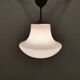 Older ceiling/hanging lamp in milky white opaline glass.
