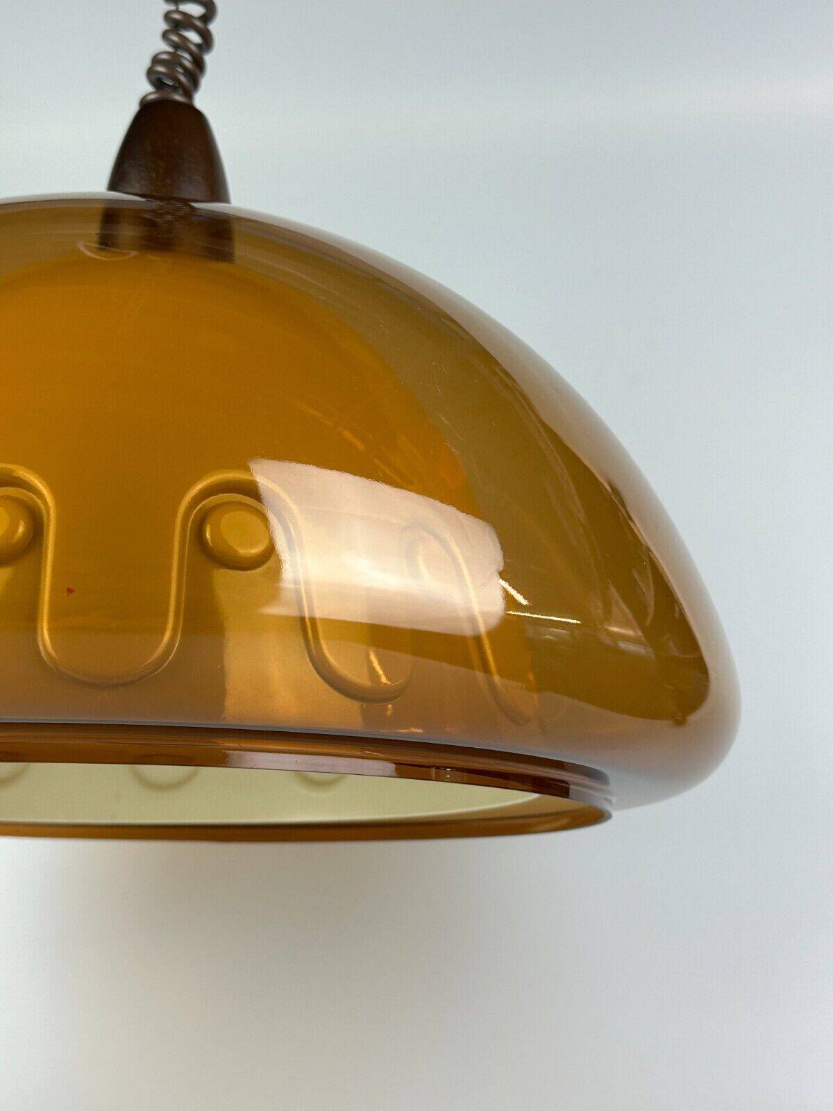 60s 70s ceiling lamp hanging lamp acrylic plastic metal space age design