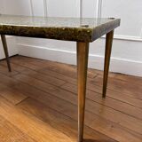 Glass terazo coffee table