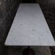 Table bistrot plateau marbre 145,5 cm