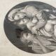 Gravure 18e d’après Raphaël, cadre bois vitré