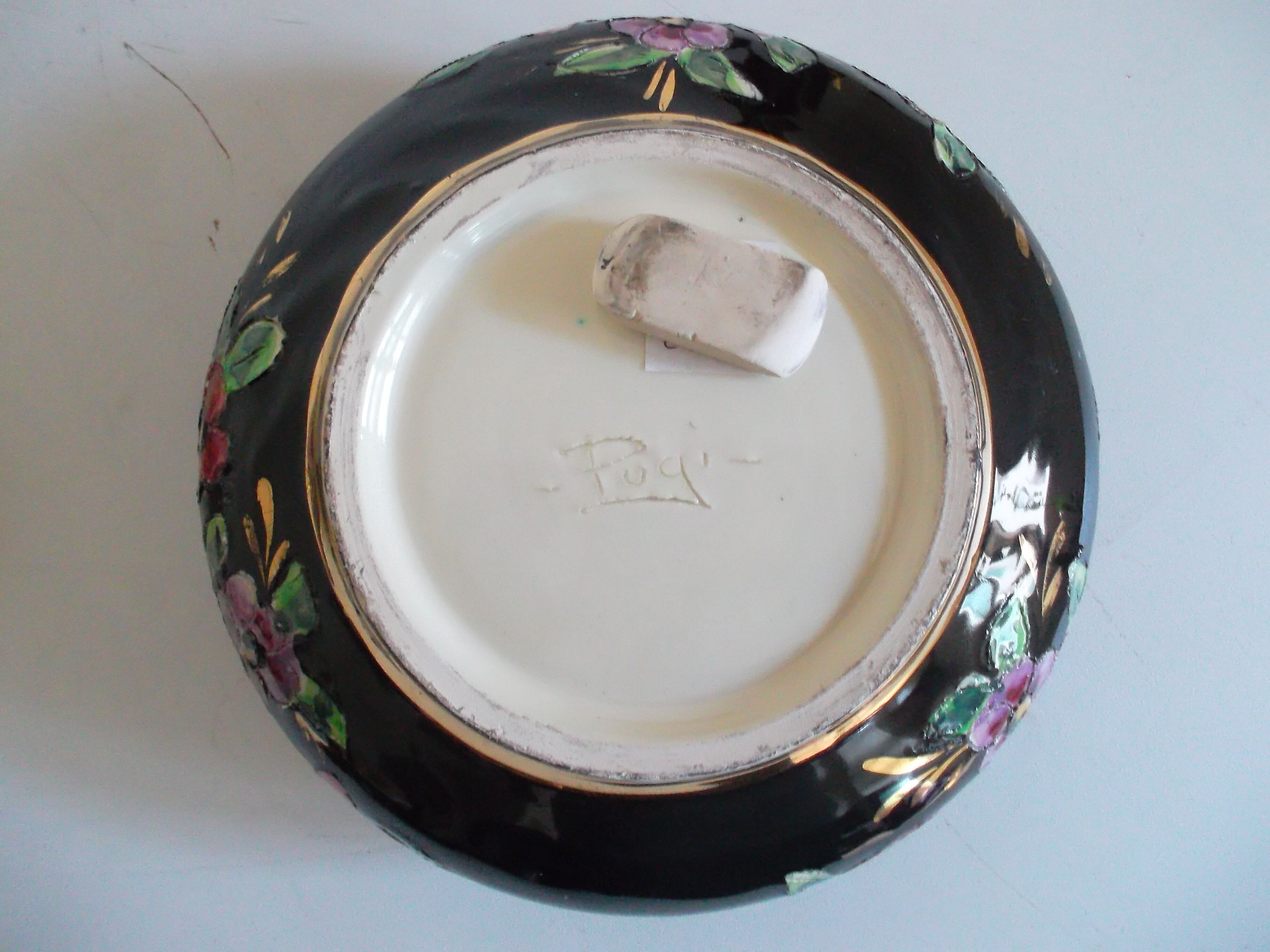 Vallauris ceramic candy signe pugi