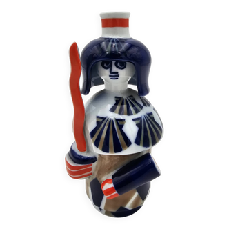 Sargadelos porcelain bottle "Celtic warrior"