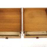 Set of 2 Scandinavian teak bedside tables, Sweden, 1960