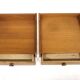 Set of 2 Scandinavian teak bedside tables, Sweden, 1960