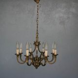 Chandelier bronze 8 branches
