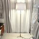 Italian modernist adjustable brass floor lamp