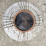 Large modernist bowl vase 1950s 1960s