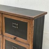 Wooden cladding cabinet