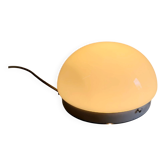 Plafonnier ou applique globe verre blanc - mid.XXeme