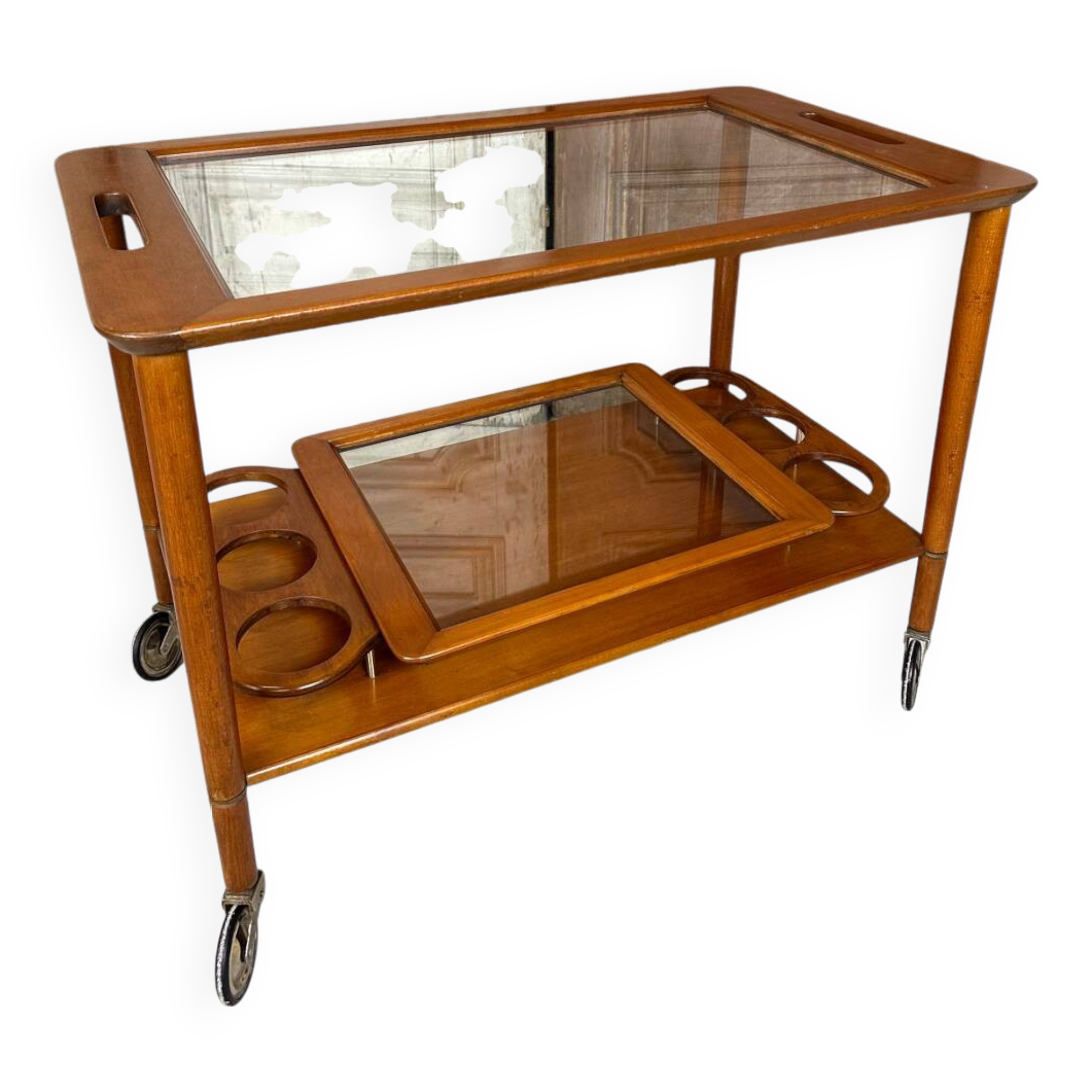 Vintage rolling trolley