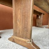 Pair of wooden farm benches