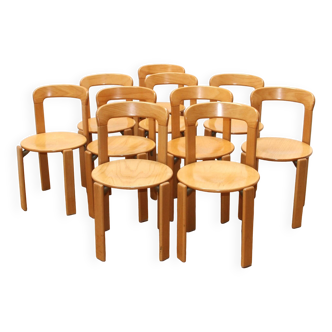Suite of 10 Bruno Rey chairs, Kusch CO