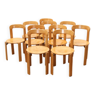 Suite de 10 chaises Bruno Rey, Kusch CO