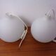 Opaline Glass Satellite Pendant Lamps by Vilhelm Wohlert for Louis Poulsen, 1960s, Set of 2