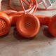 Telephone vintage orange