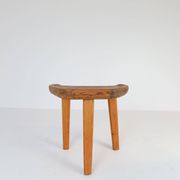 Tabouret suédois en pin, années 1960