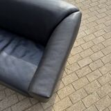 De Sede Ds47 3-seater in buffalo leather NECK 5 mm black leather