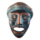 Vintage Greek tragedy wall mask