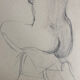 Female nude drawing