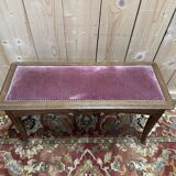 Banc - Banquette de piano en chêne massif époque Art Nouveau