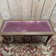 Bench - Art Nouveau style solid oak piano bench