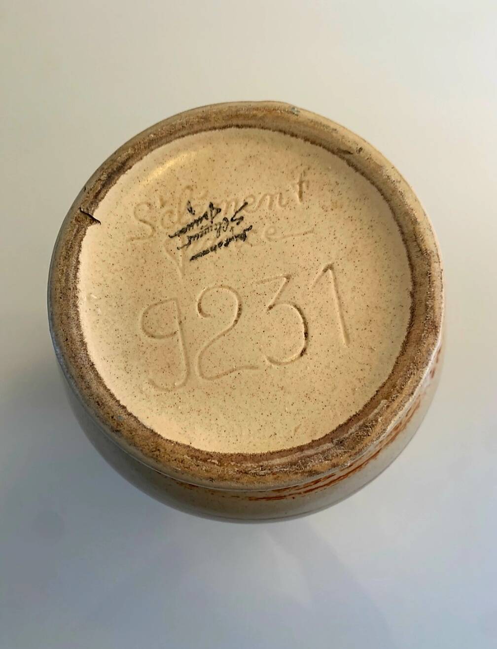 Lunéville ceramic vase