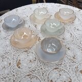Service vintage harlequin cups