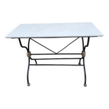 Rectangular Bistro Table, White Marble
